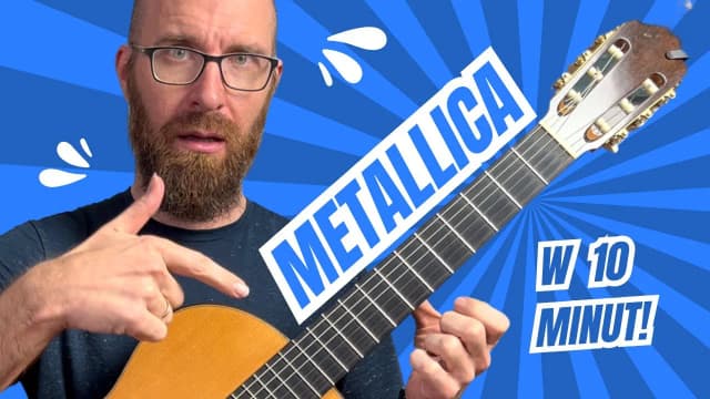 Metallica gitara klasyczna chwyty – łatwe tabulatury dla początkujących